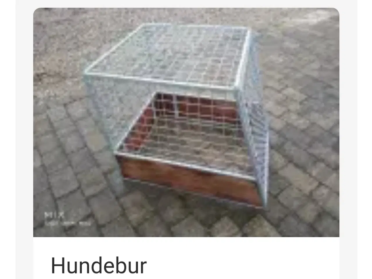 Billede 1 - Hundebur