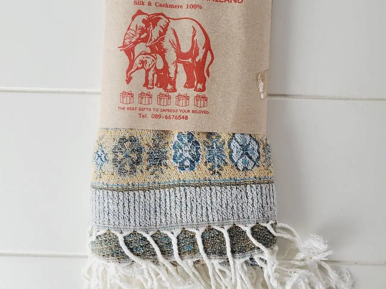 Billede 1 - ⭐️- Elegant og Blødt Pashmina Tørklæde - UBRUGT