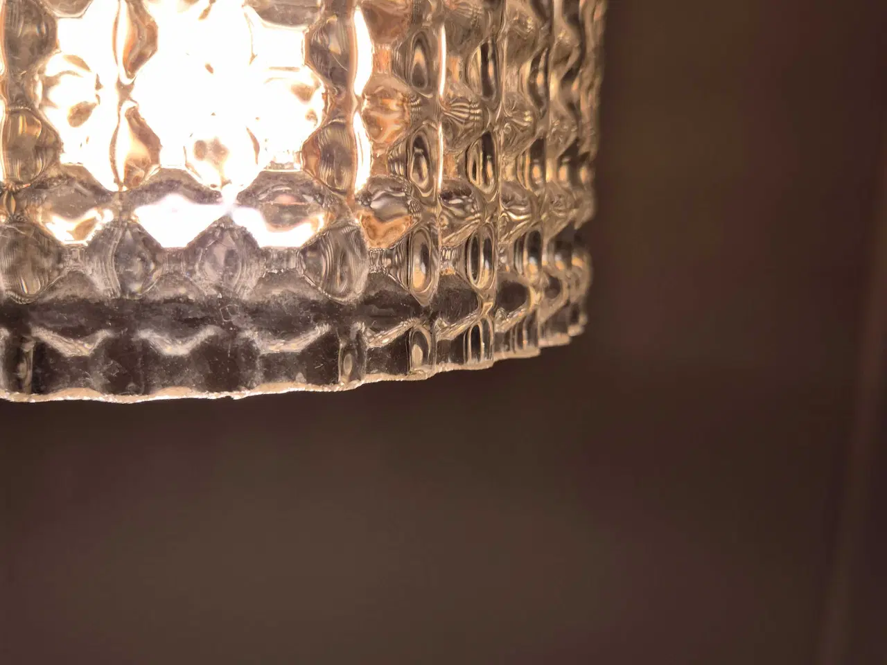 Billede 7 - Retrolampe i glas og teak