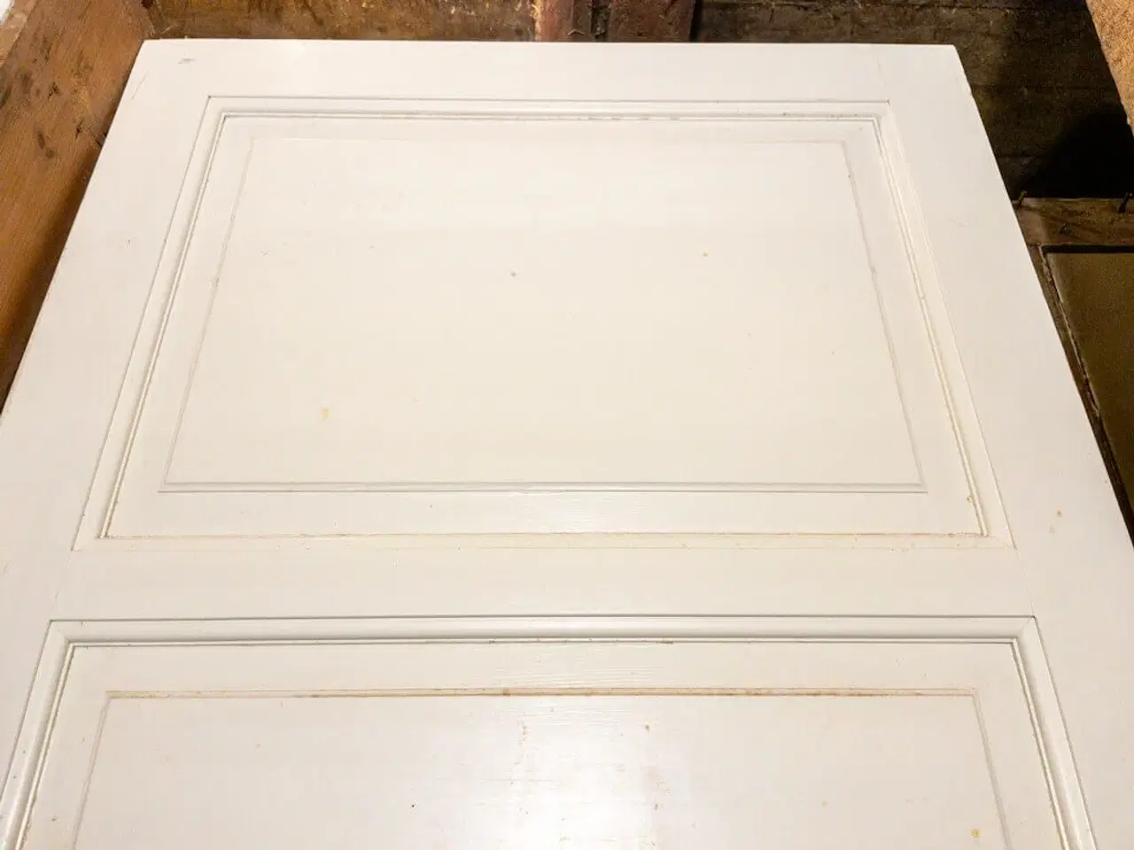 Billede 3 - Smalt dørblad m. fire fyldninger