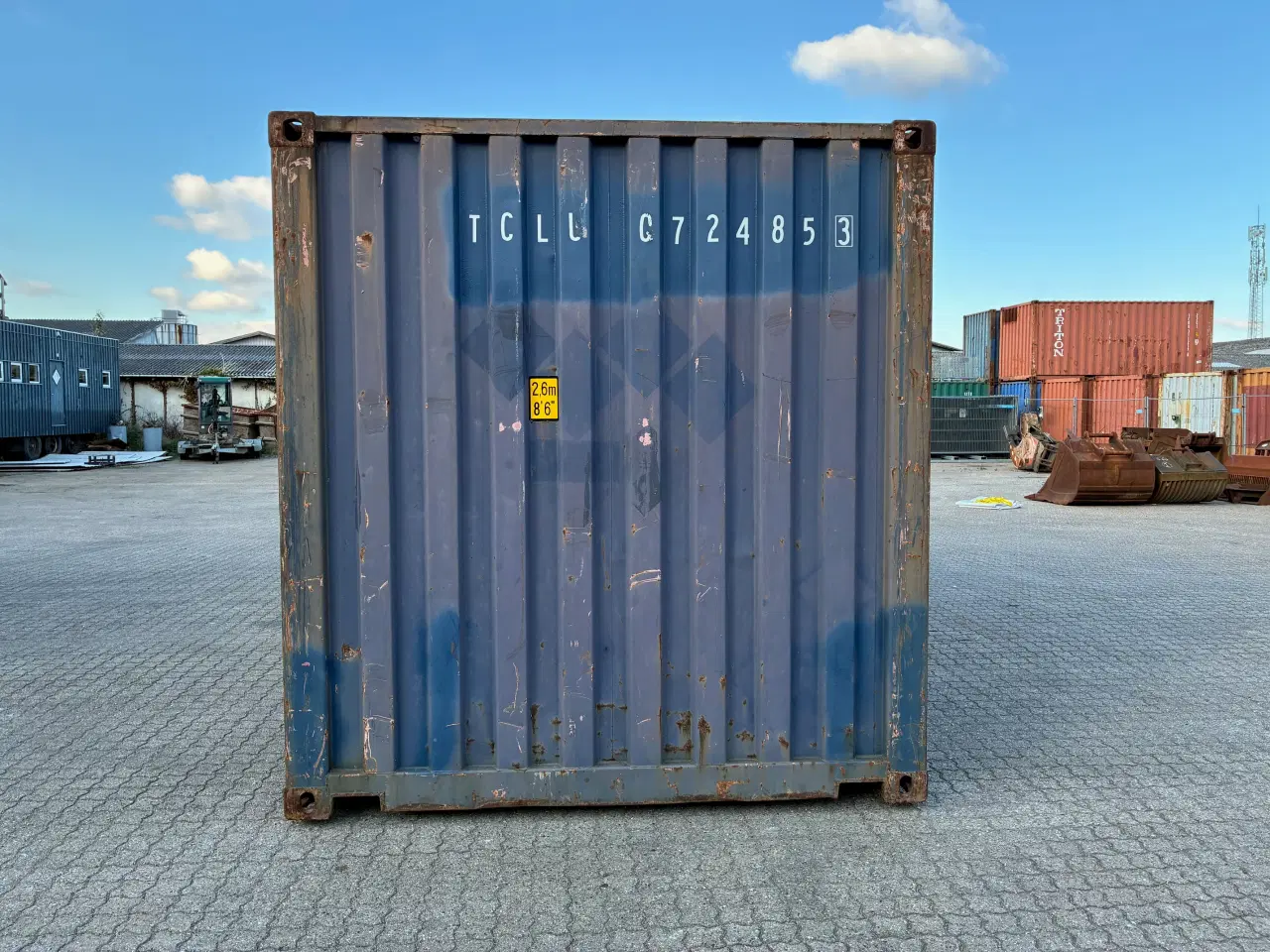 Billede 4 - 20 fods Container- ID: TCLU 072485-3
