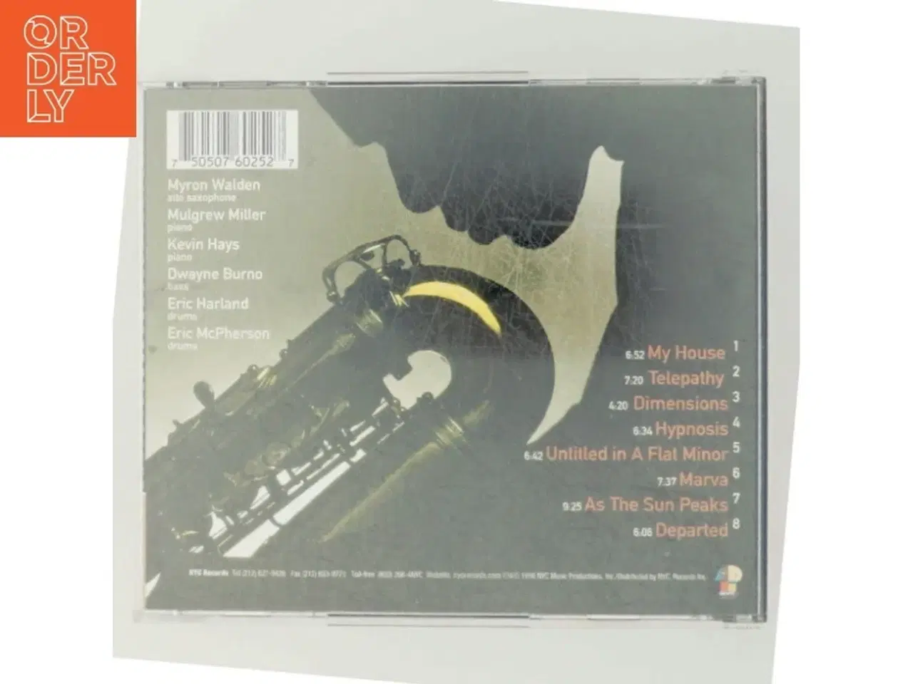 Billede 3 - Myron Walden Hypnosis CD fra NYC Records