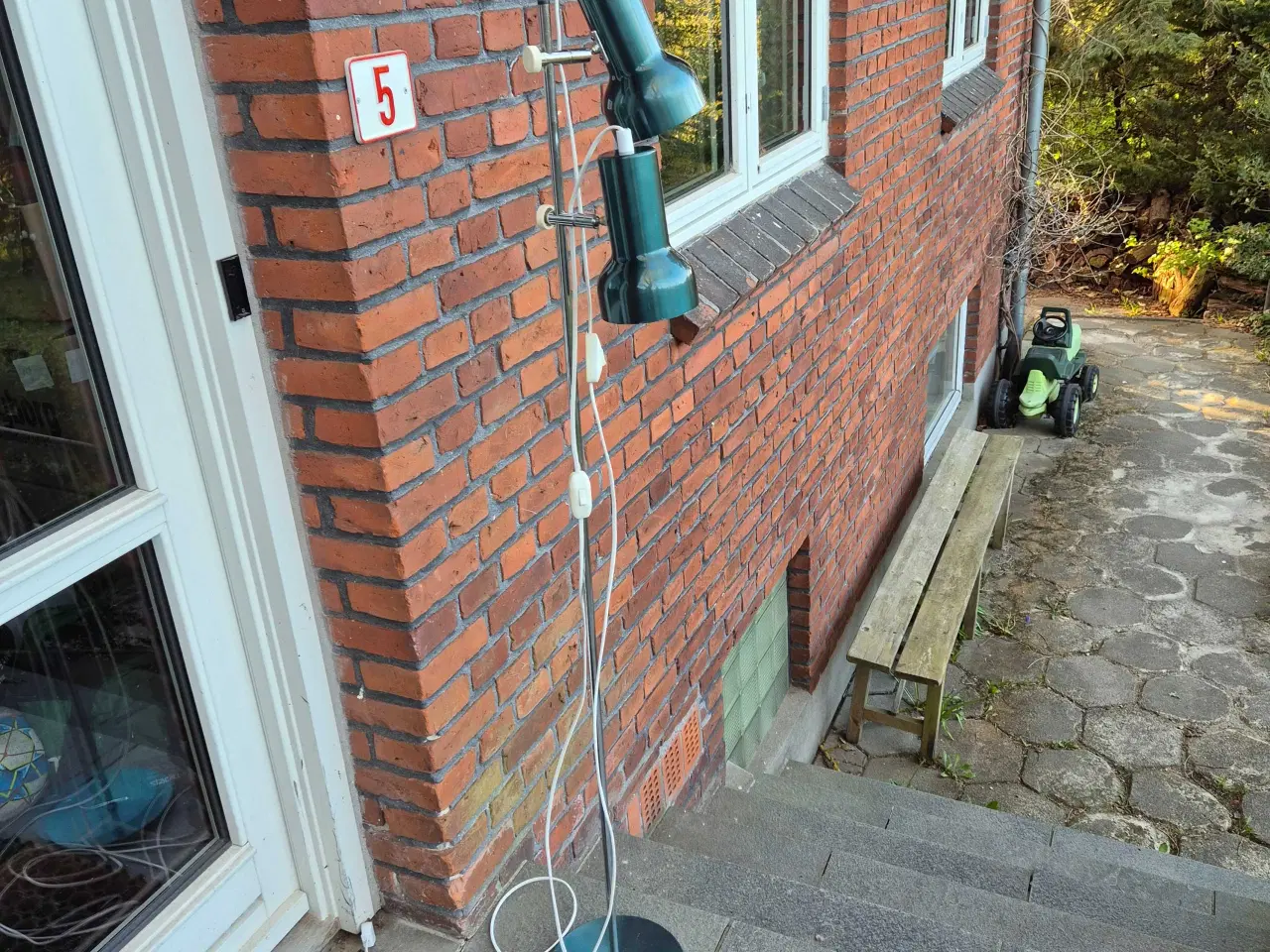 Billede 12 - Retro gulvlampe i sjælden gyldengrøn farve