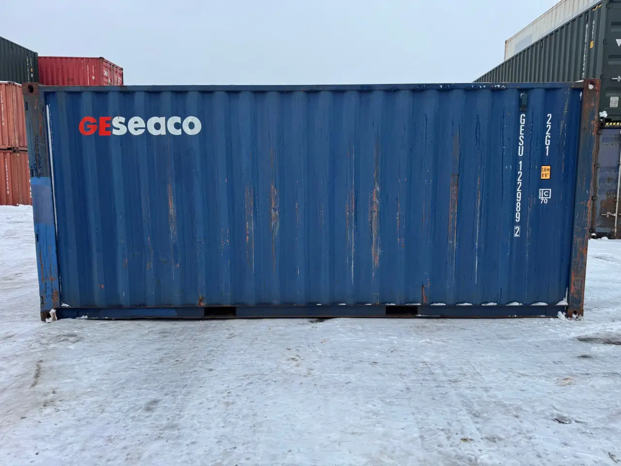 Billede 3 - Brugt 20 fods Isoleret Container-ID: GESU 122989-2