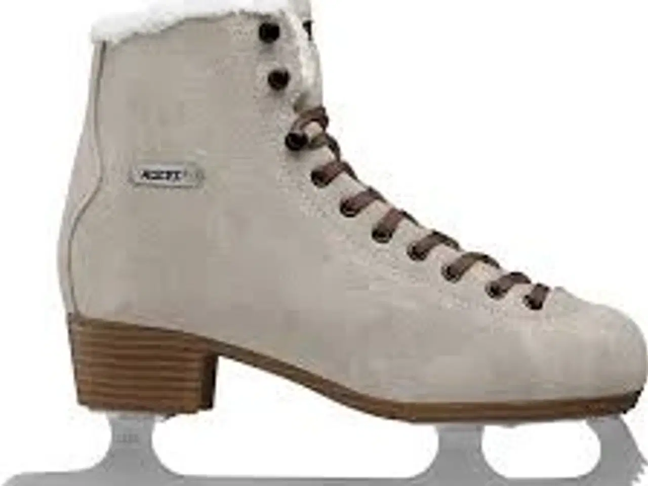Billede 1 - 2 par kunst skøjter i hvid str. 37 og 43 brugte