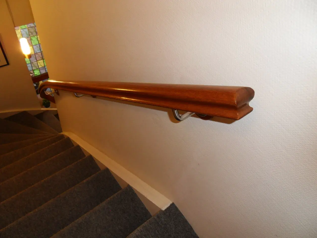 Billede 4 - GELÆNDER til trappe med ca. 13 trin i vinkel