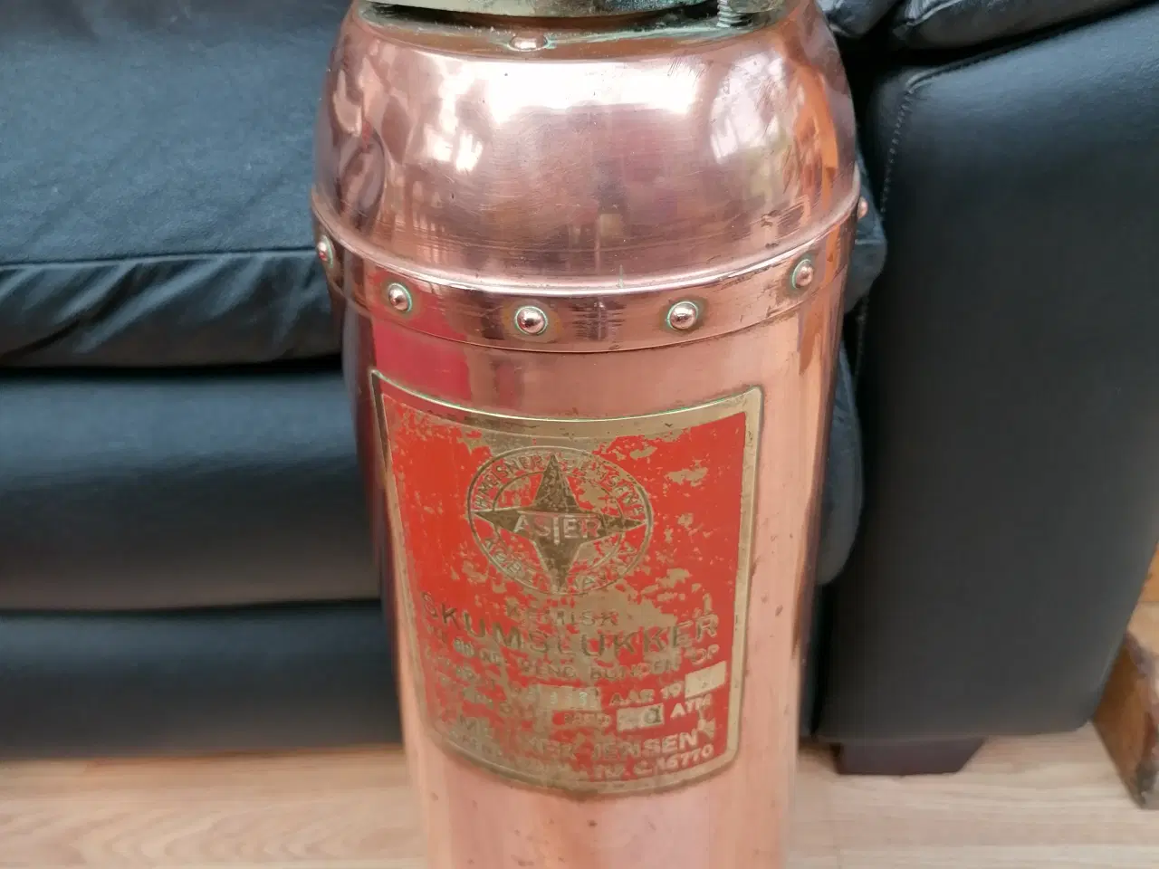 Billede 1 - Kobber Skumslukker H. Meisner-Jensen 1956