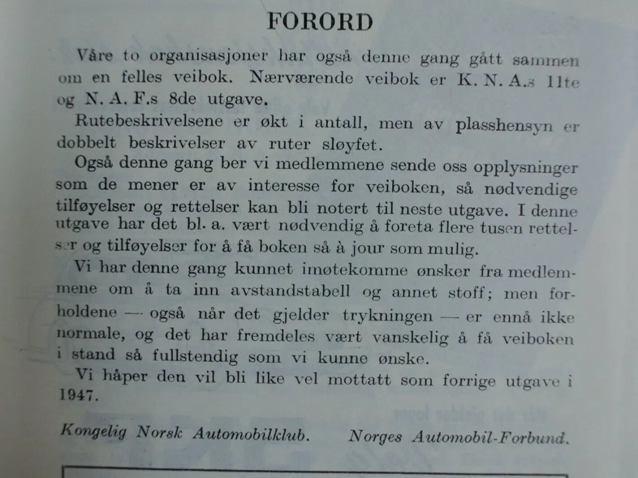 Billede 6 - veibok 1949 - norsk, emne: anden kategori