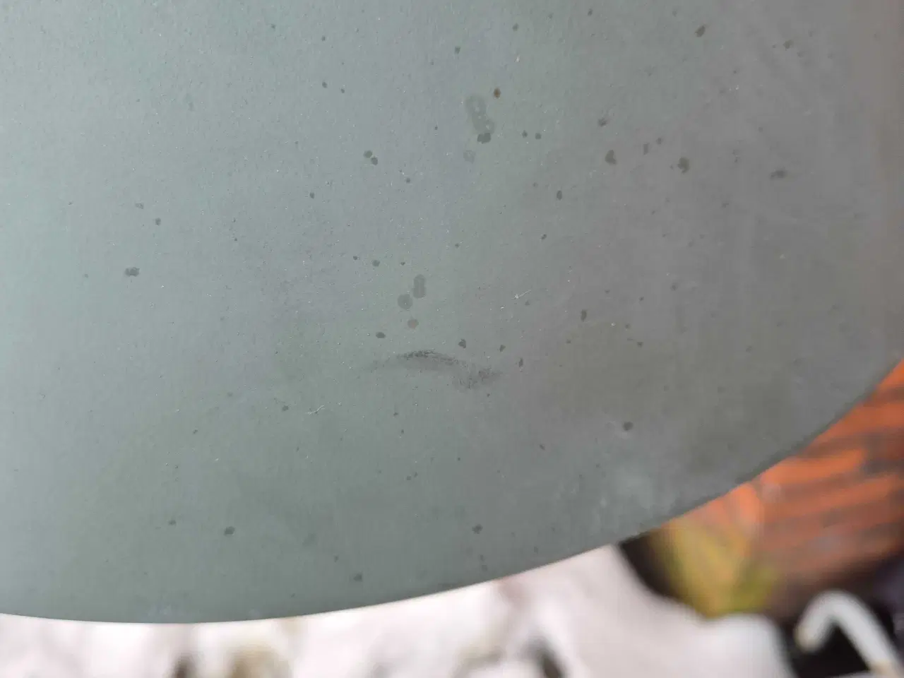 Billede 11 - Gråblå kegleformet retrolampe