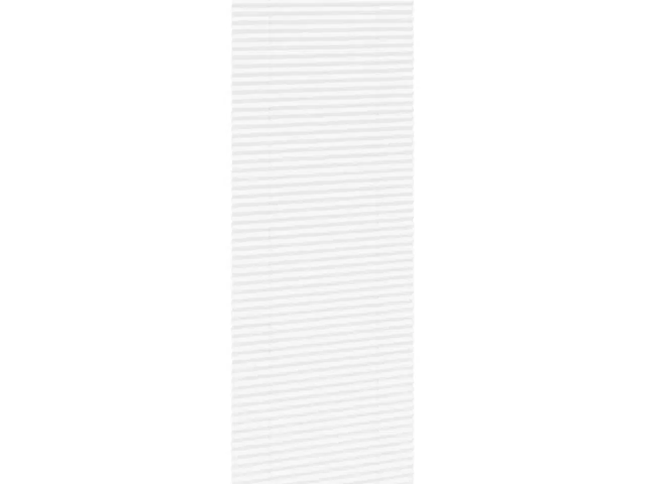 Billede 3 - Plisségardin Hvid 75x200 cm Stofbredde 74,4 cm Polyester