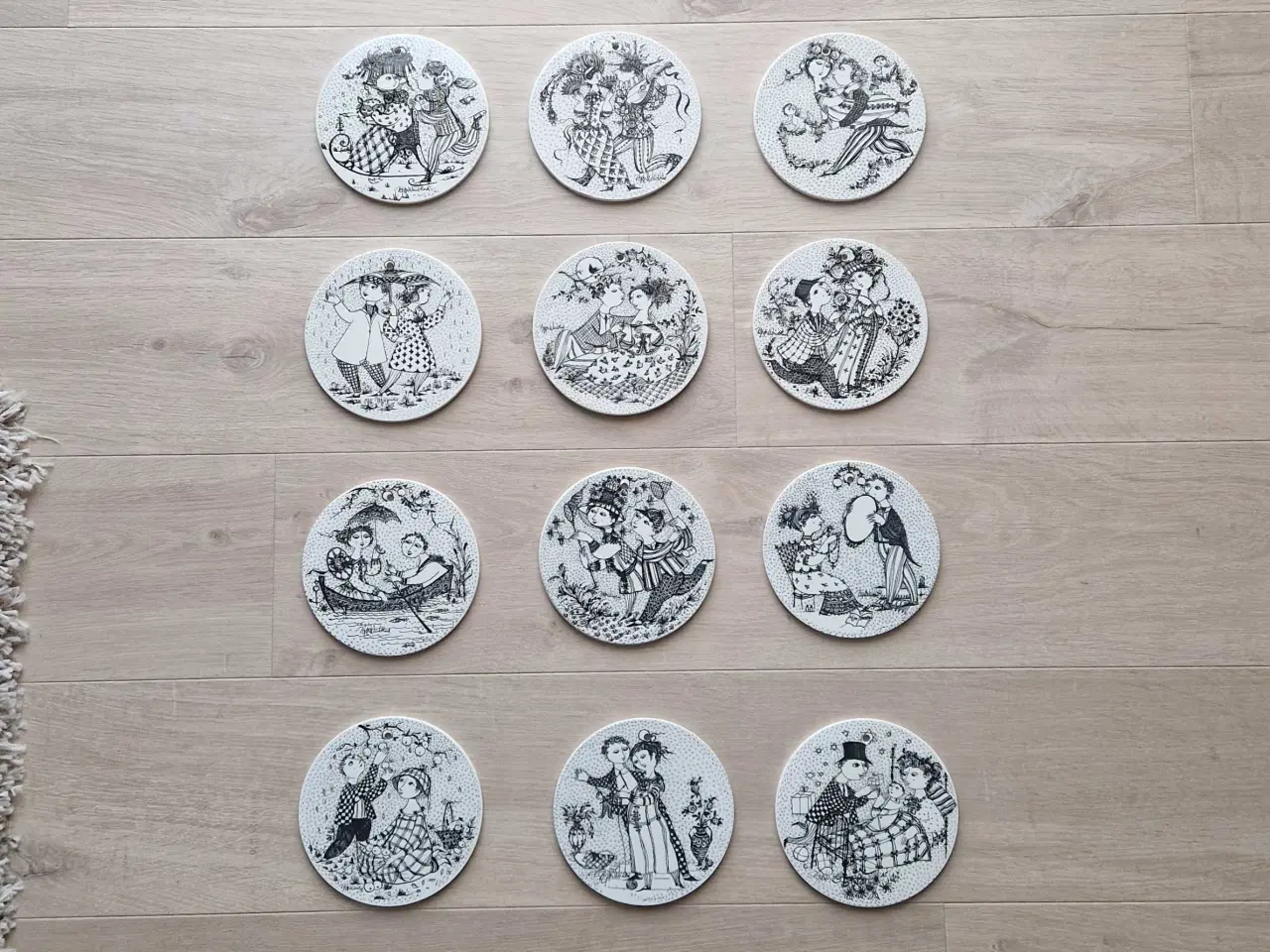 Billede 1 - Bjørn Wiinblad Måneds Platter