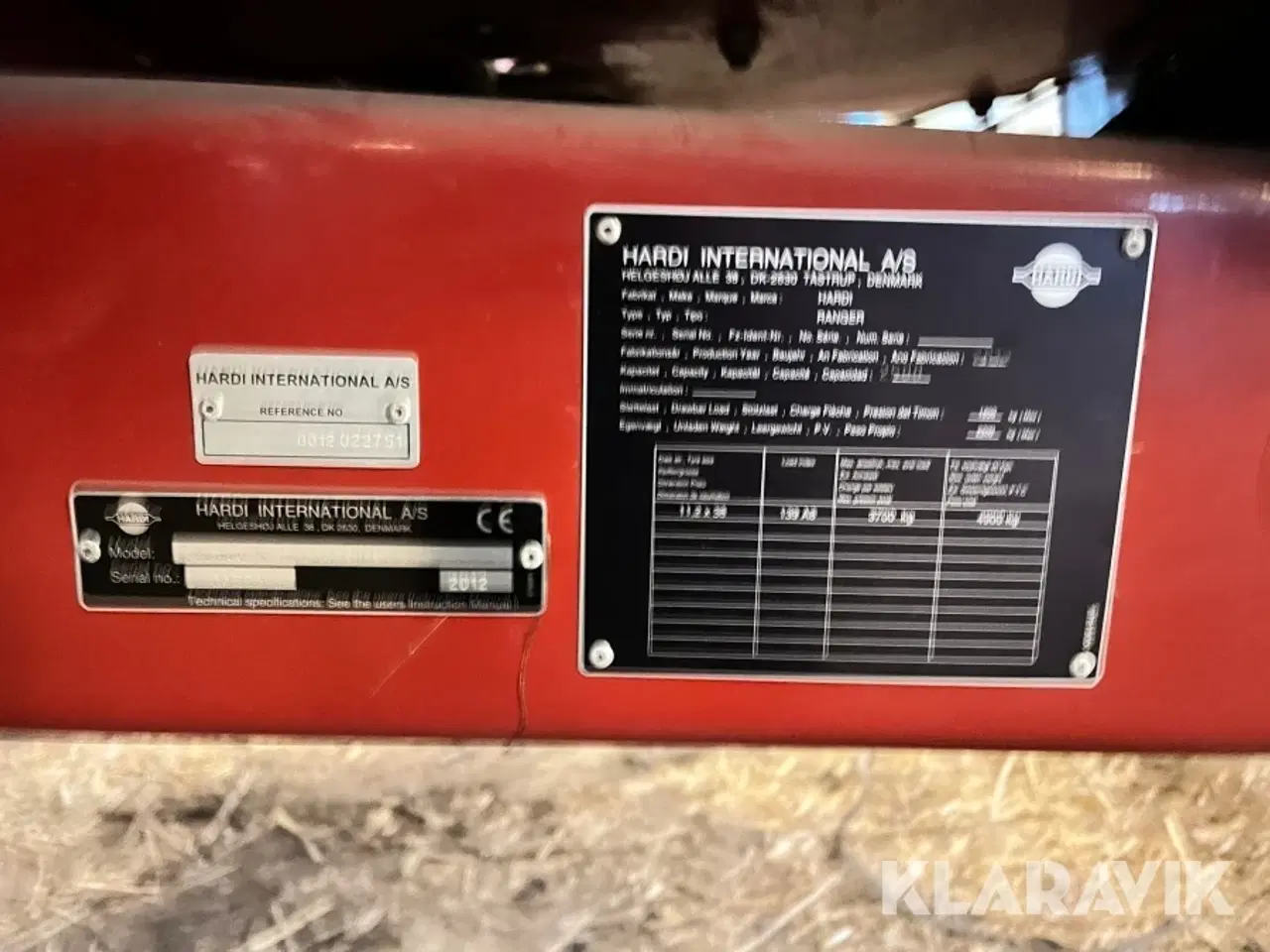 Billede 7 - Marksprøjte Hardy Ranger 2500