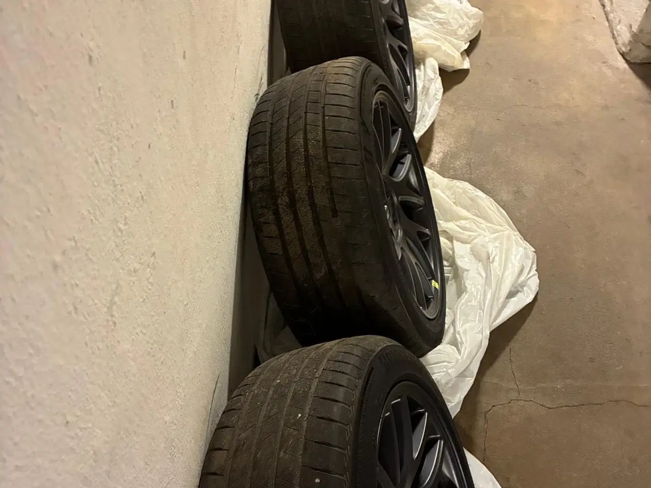 Billede 6 - Alufælge med dækkene 