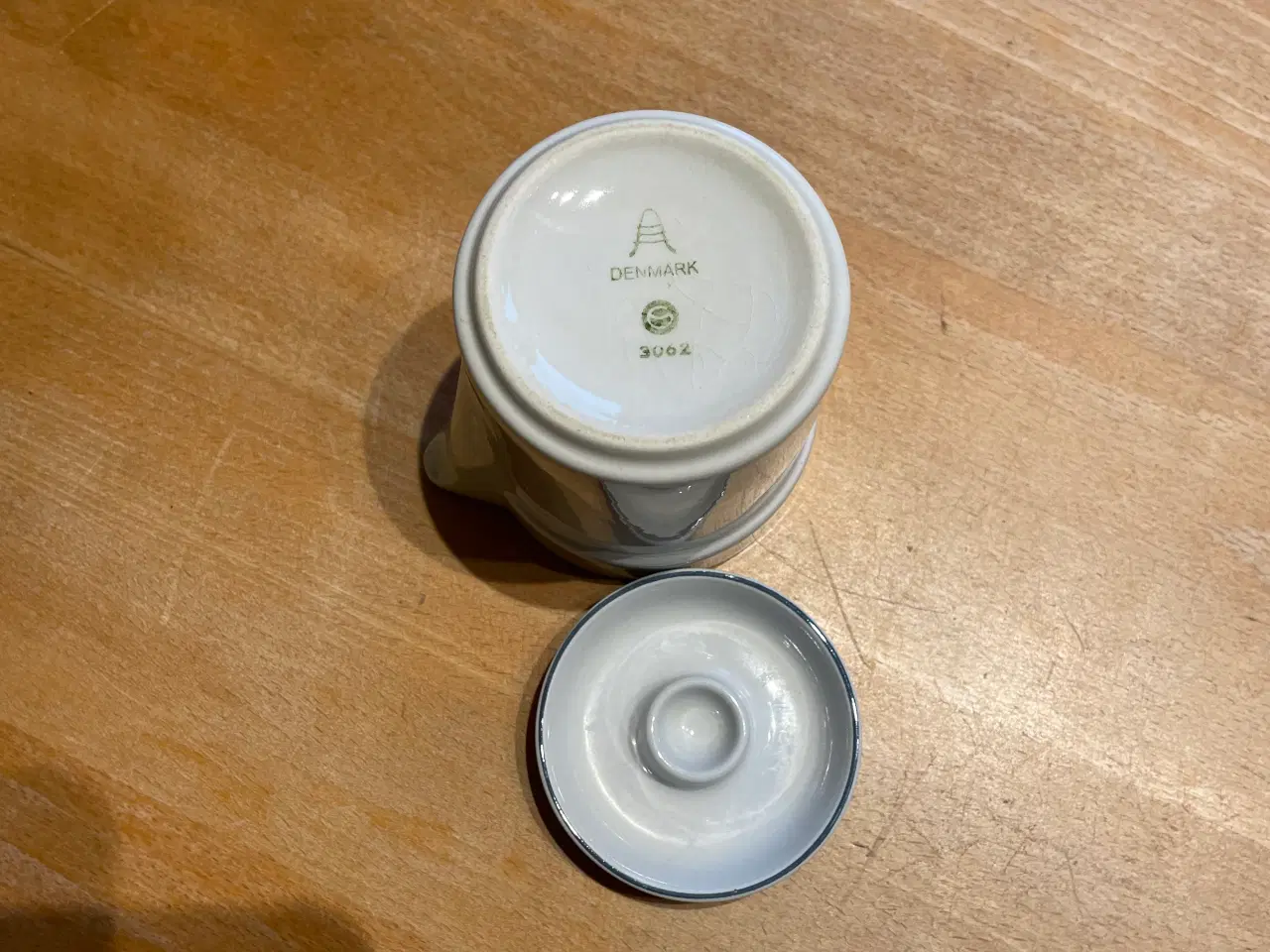 Billede 10 - Blå Kant salt & peber, æggebæger