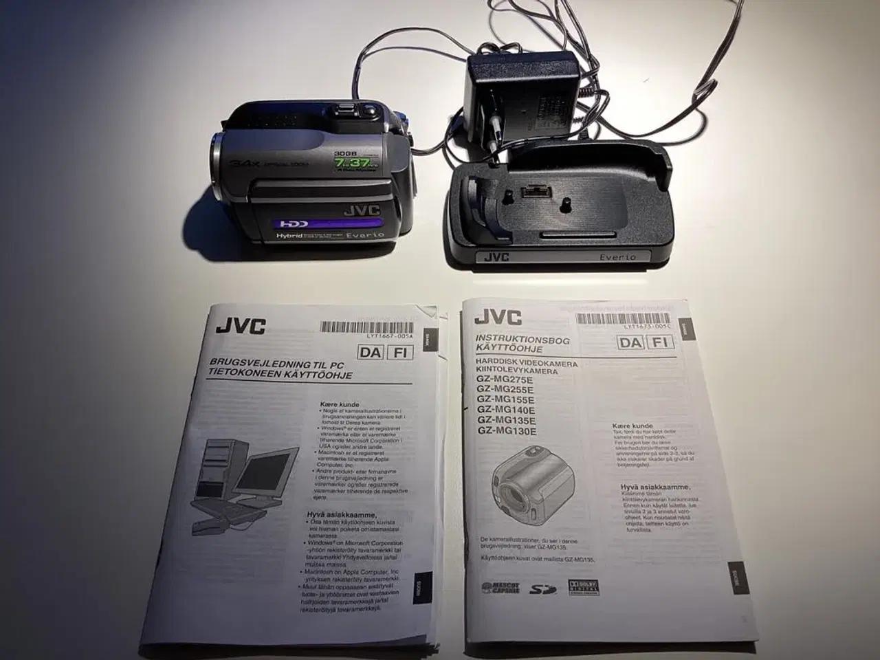 Billede 6 - Pænt og velfungerende JVC HARD DISK videokamera