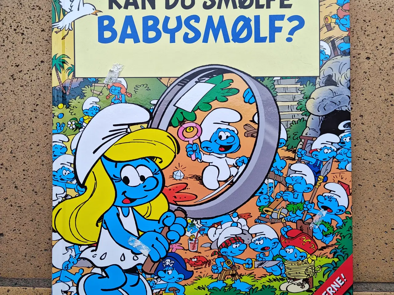 Billede 1 - Kan du Smølfe Babysmølf ? Bog i stil med Flunkerne