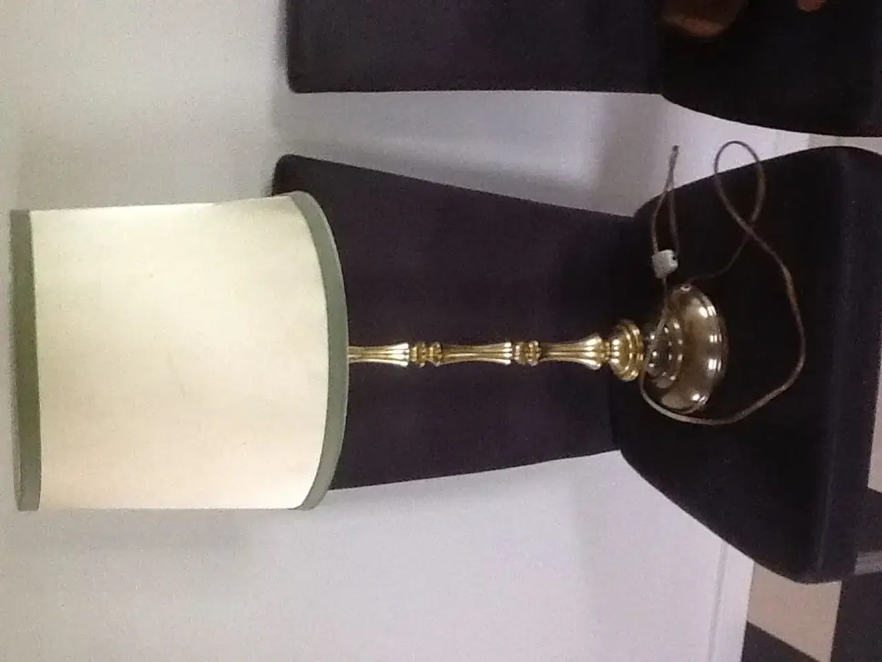 Billede 1 - Messing bordlampe