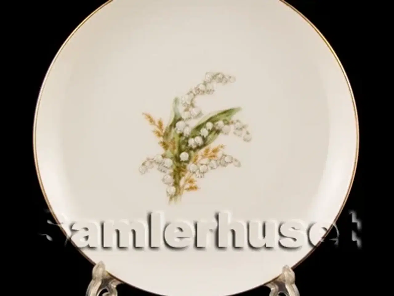 Billede 1 - Liljekonval Kagetallerken 17 cm.