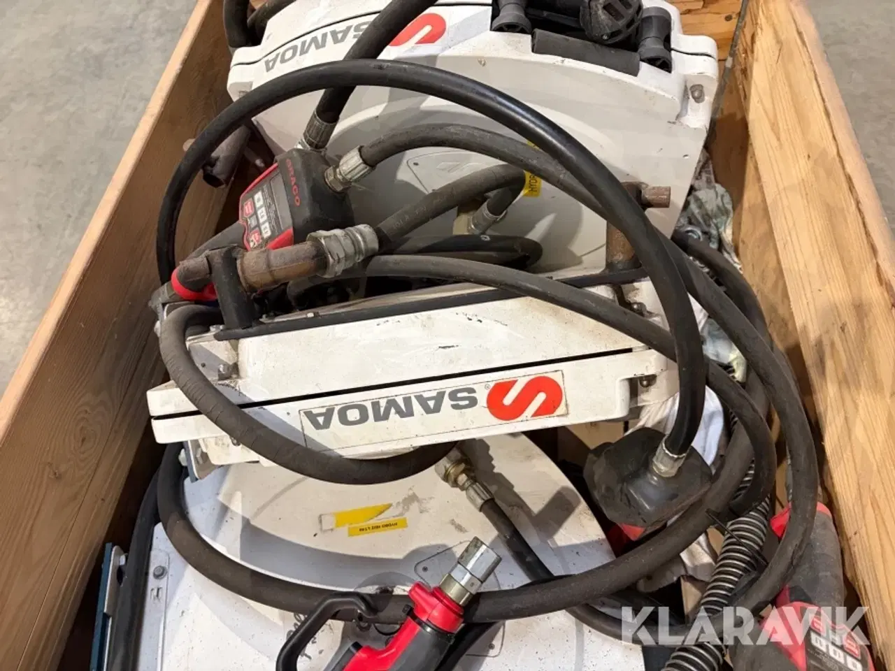 Billede 3 - Slangeruller Samoa Reel Master med Graco tællehåndtag 6 styk