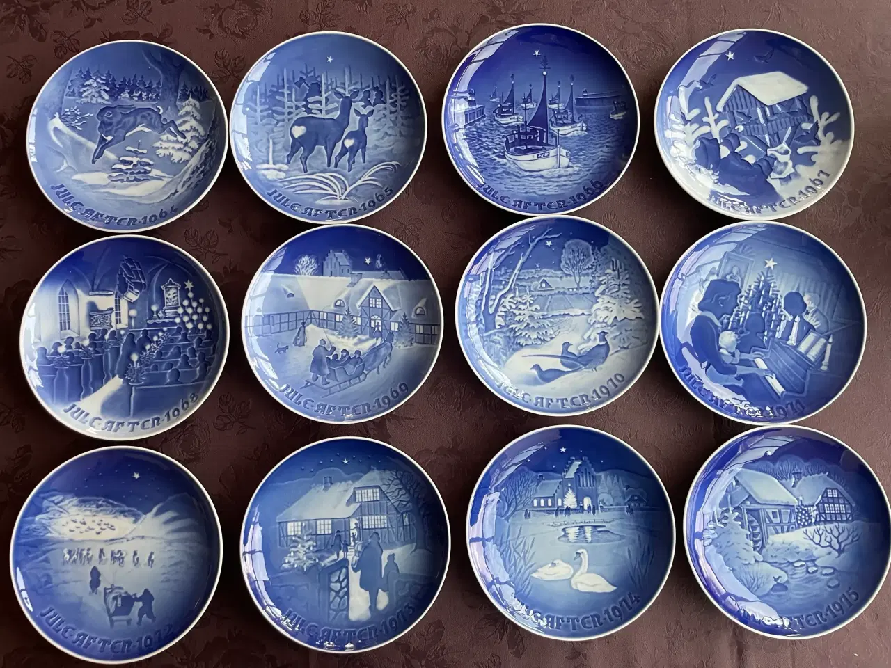 Billede 1 - Bing & Grøndahl juleplatter 1964-1973