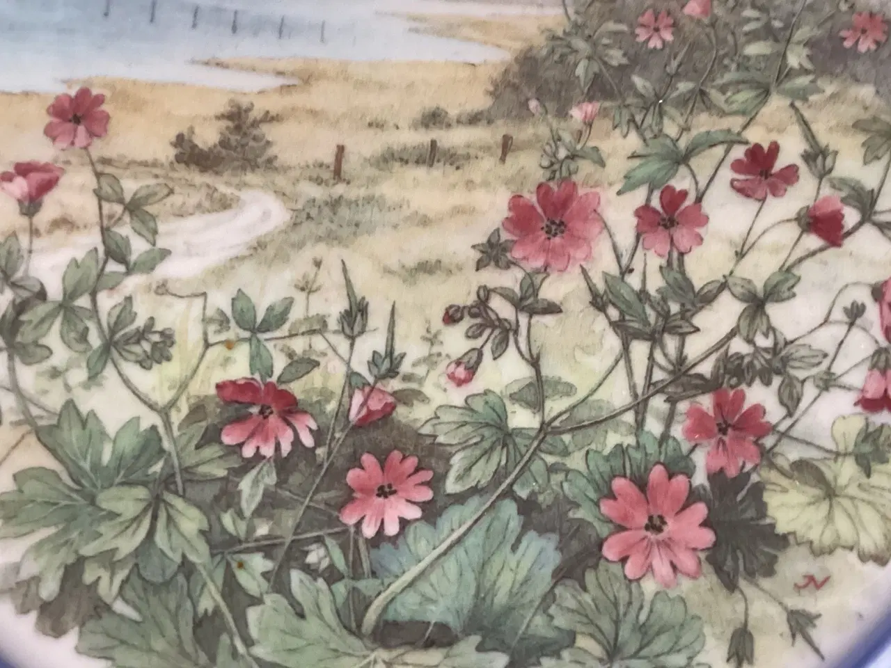 Billede 2 - Bing&Grøndahl platte nr 1 i serien “vilden blomste