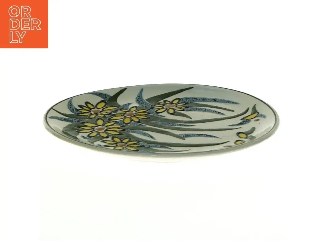 Billede 4 - Dekorativ keramiktallerken (str. 23 cm)