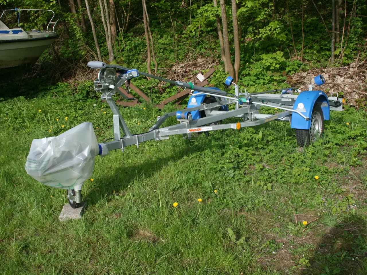 Billede 10 - Jolle m motor og reg trailer