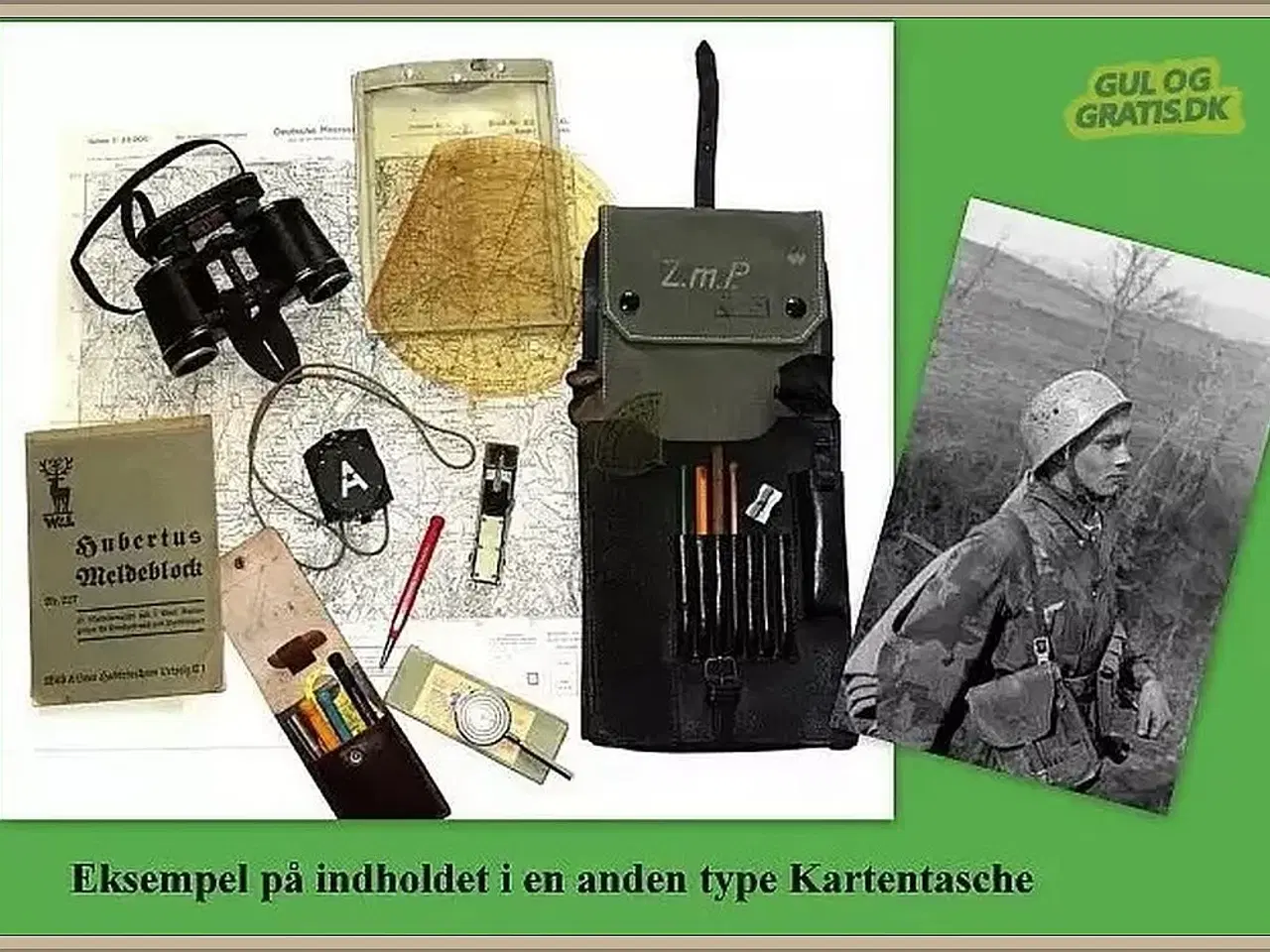 Billede 8 - * Militær * Kartentasche * Waffen SS *