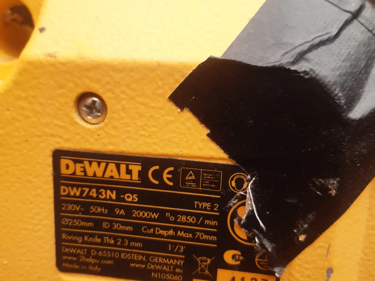 Billede 3 - Dewalt vendesav i god stand