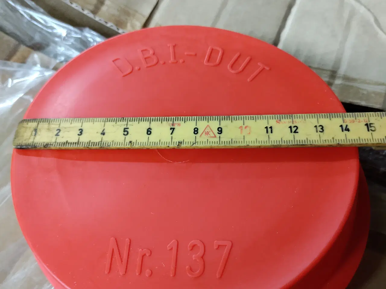 Billede 5 - Dbi-dutter røde plastik propper