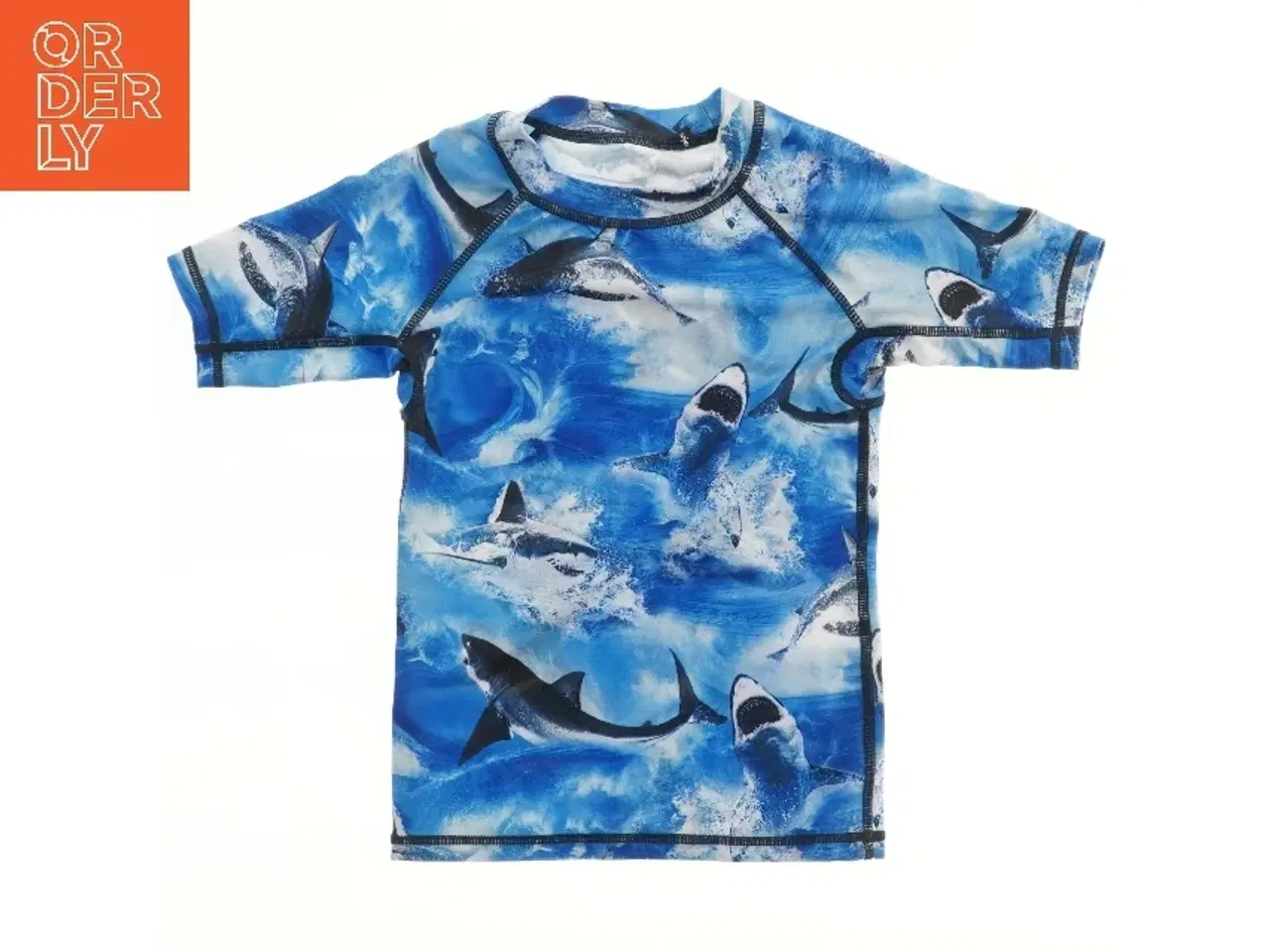 Billede 1 - UV-bluse med hajmønster fra Molo (str. 110)