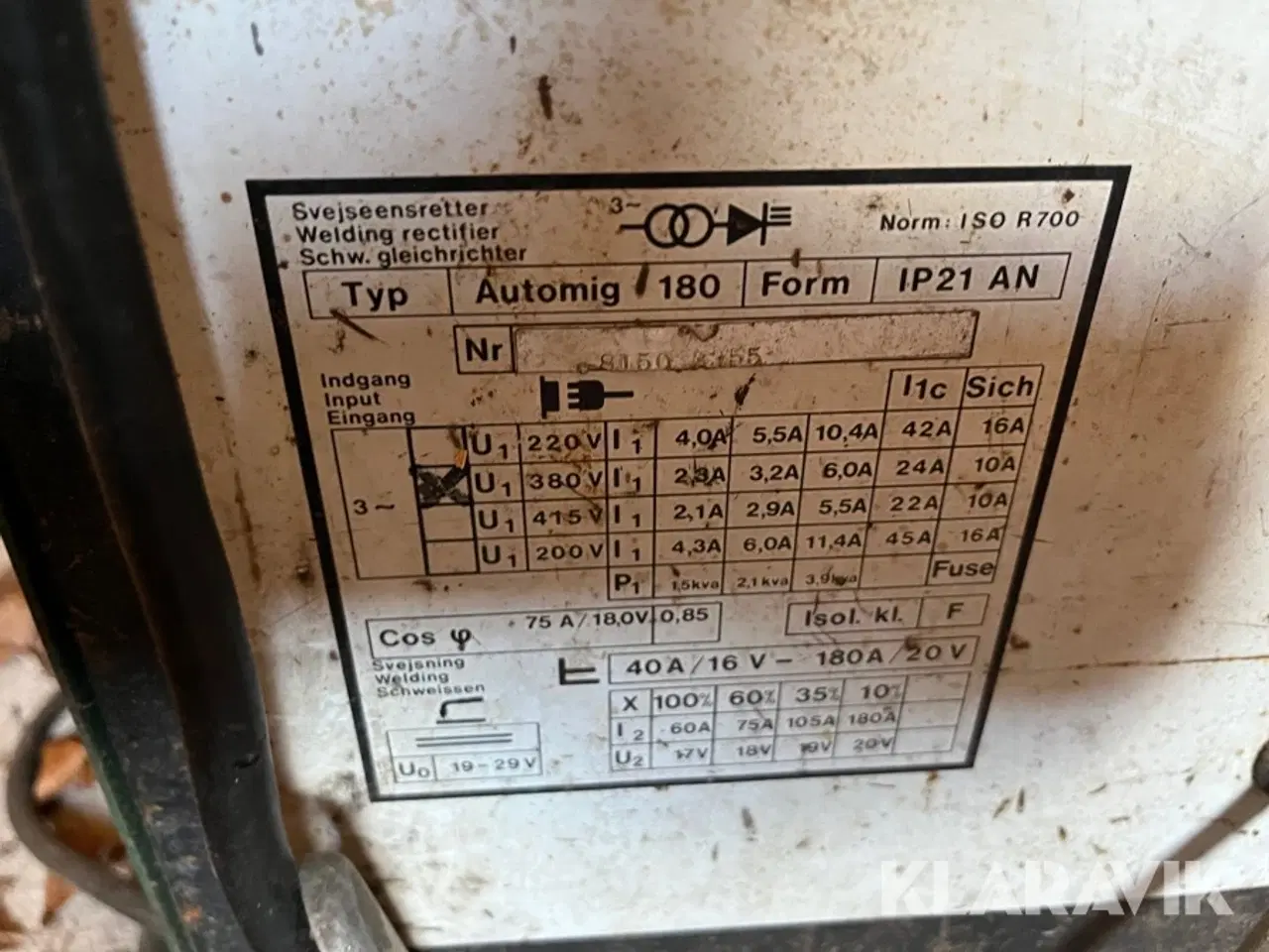 Billede 6 - Svejsemaskine Migatronic Autonom 180