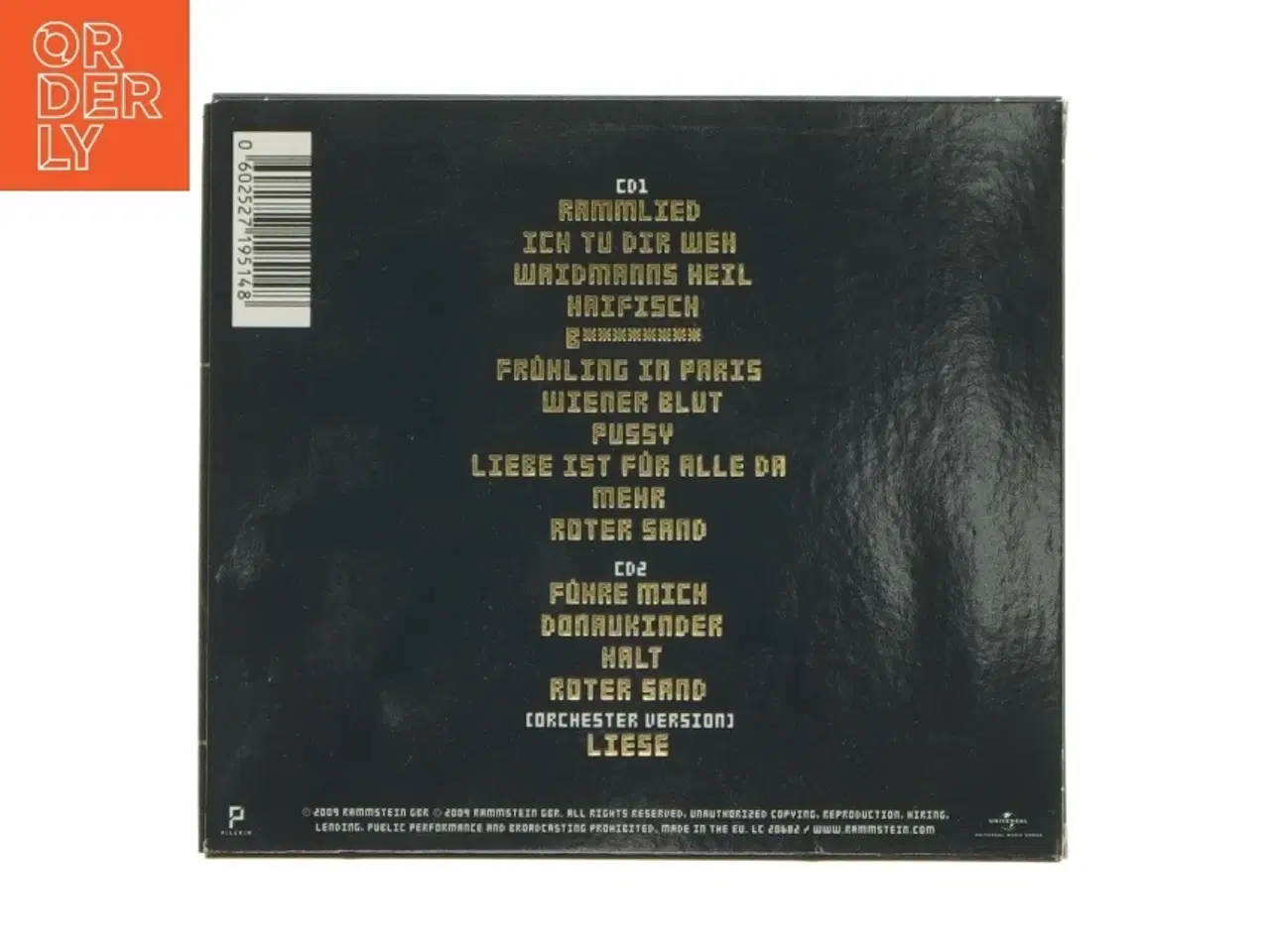 Billede 2 - Rammstein CD album - Liebe ist für alle da