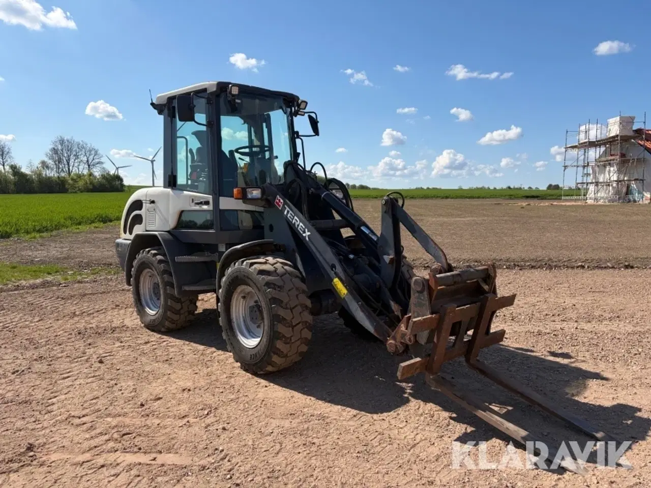 Billede 7 - Minilæsser Terex TL65 -med skovl og pallegaffel