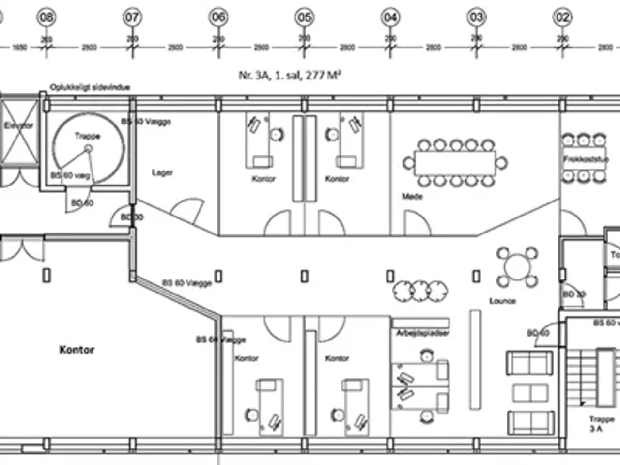 Billede 1 - 277 m² kontor/showroom på 1. sal i attraktiv ejendom midt i Herlev!