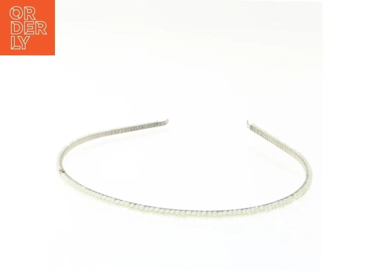 Billede 1 - Hårbøjle med perler (str. 14 cm)