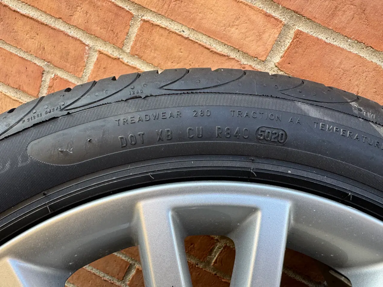 Billede 6 - Original Audi Alu, Dæk: 1000km!