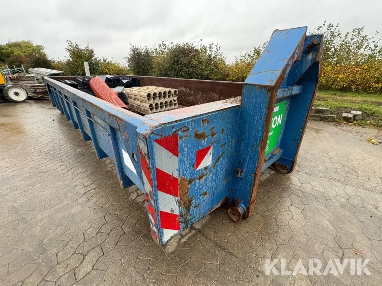 Billede 7 - Åben container med byggematerialer