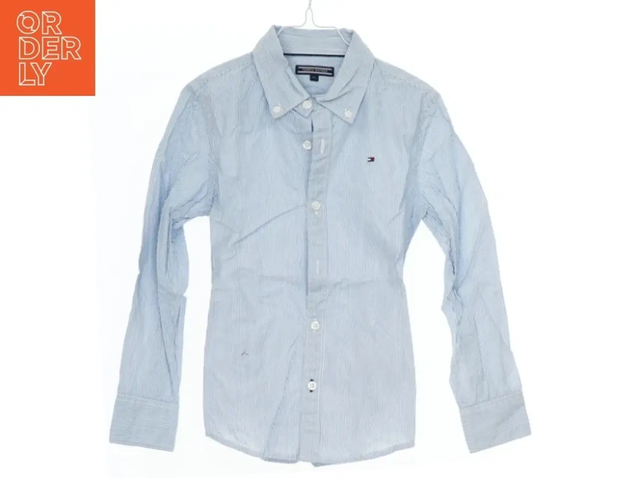 Billede 1 - Langærmet skjorte med knapper fra Tommy Hilfiger (str. 128)