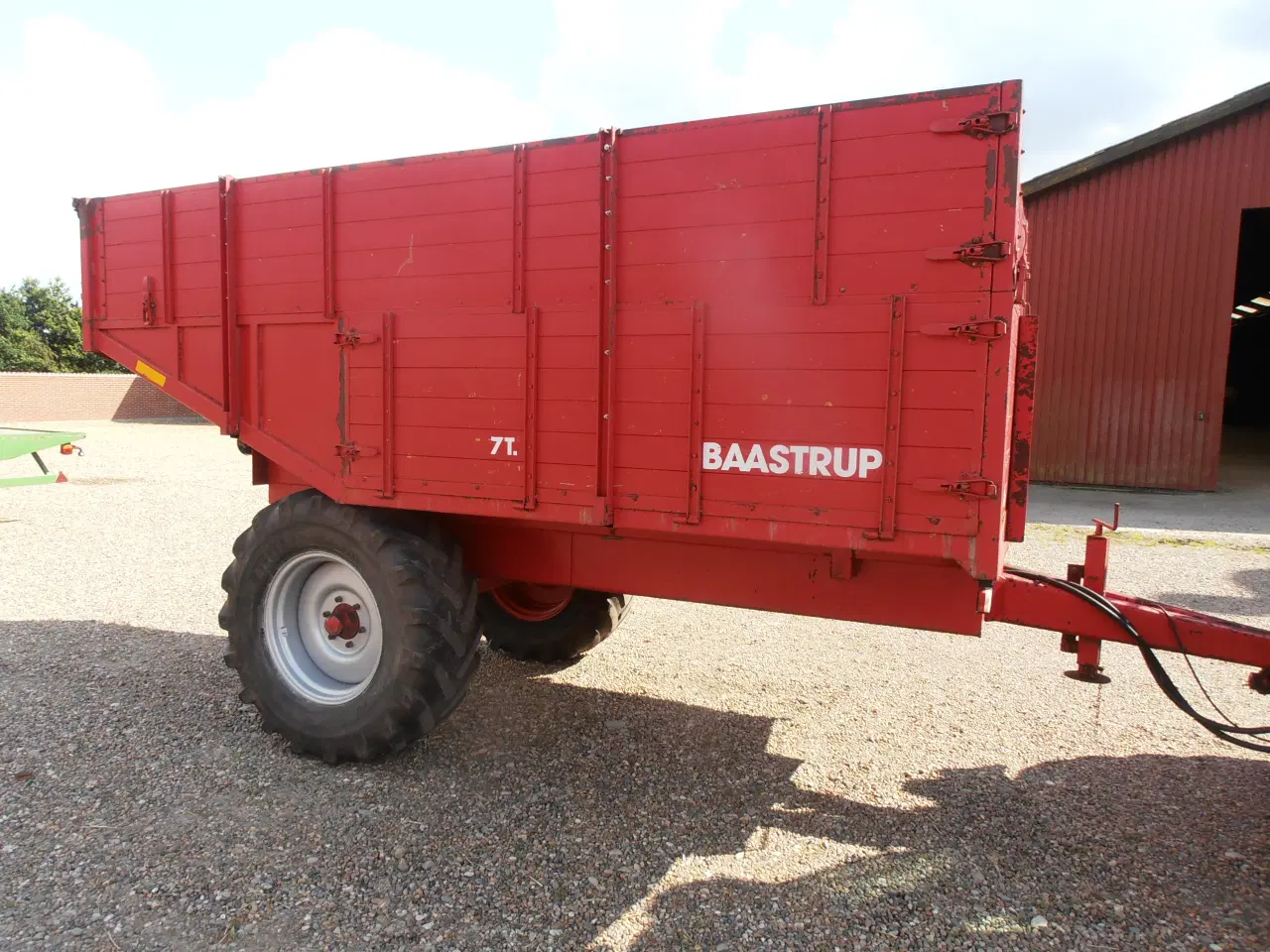 Billede 6 - Baastrup 7 tons halvhøj tipvogn . 