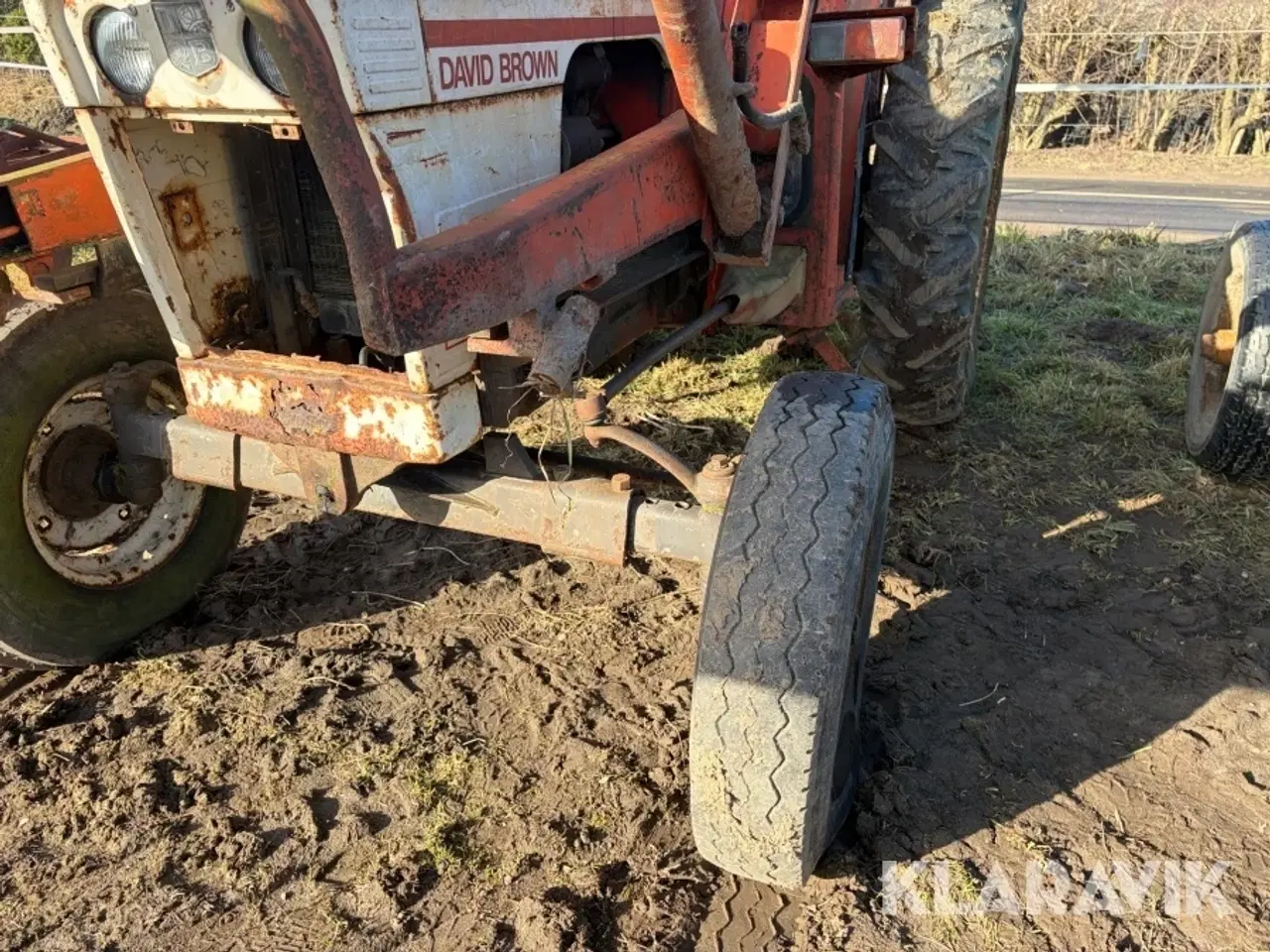 Billede 12 - Veteran Traktor David Brown 885/1 med frontlæsser