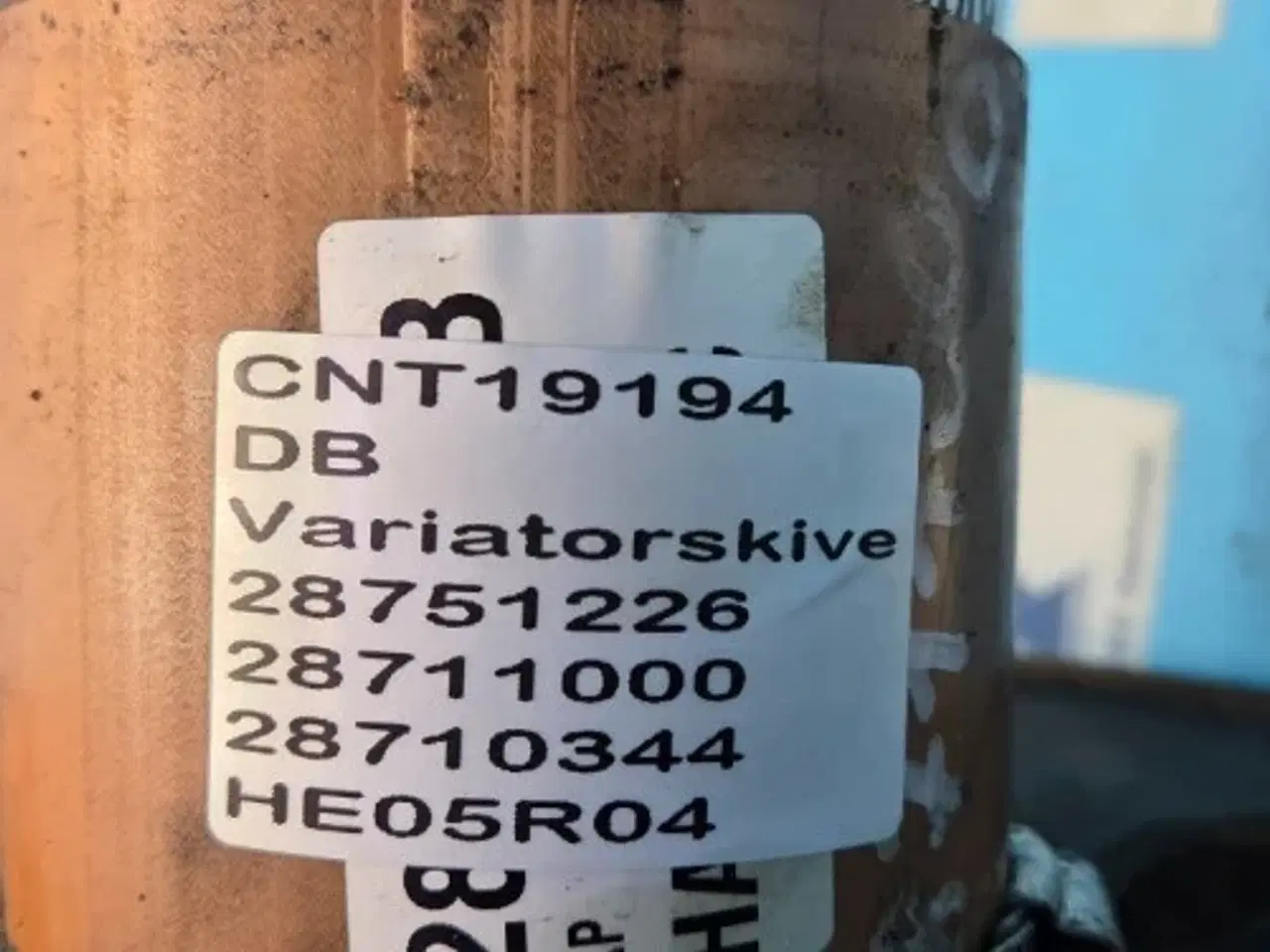 Billede 9 - Dronningborg D7500 Variatorskive 28711000