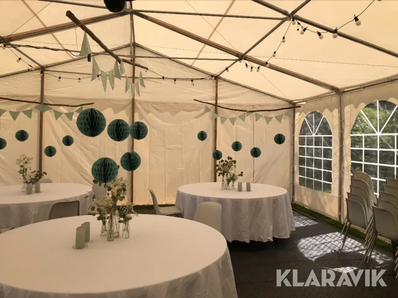 Billede 3 - Partytelt Combitelt 8x12 meter med tilbehør