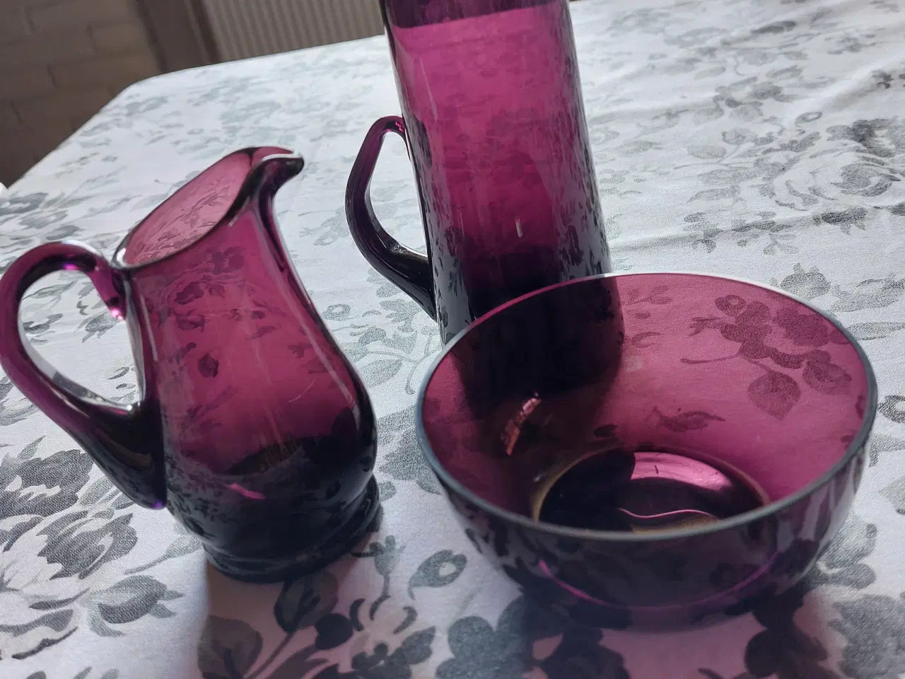 Billede 1 - HOLMEGAARD - VIOLET GLAS ( samlet pris !)