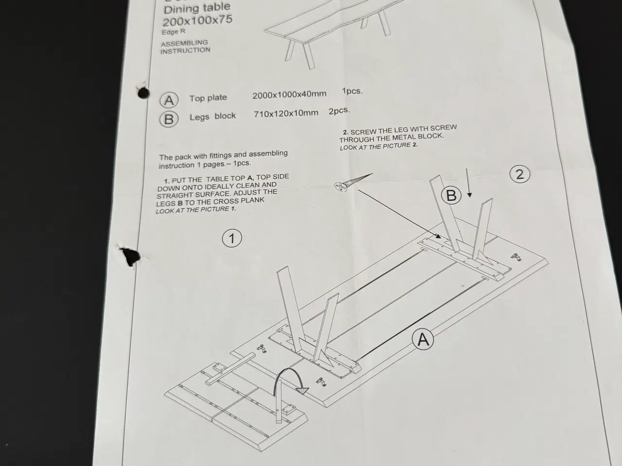 Billede 5 - Kristensen work elegance raw plankebord