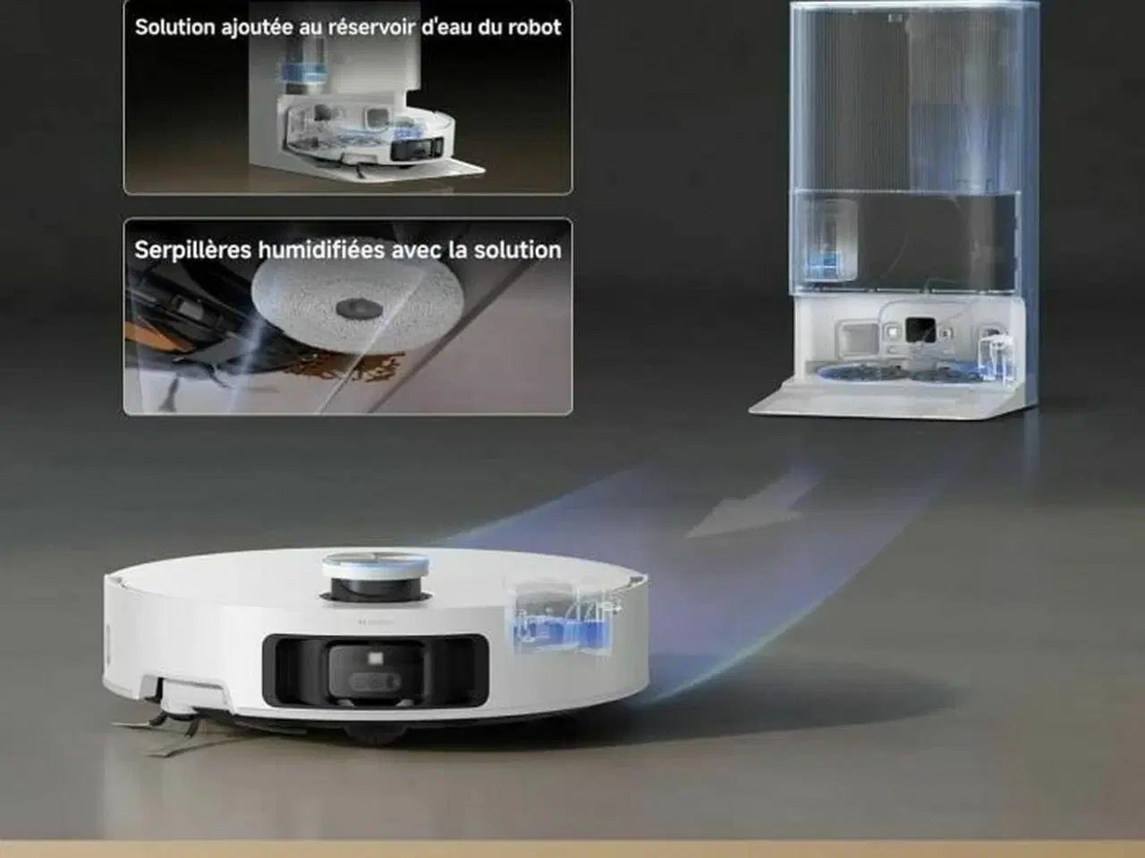 Billede 21 - Dreame X50 Ultra Complete robotstøvsuger - 700 W, 6.400 mAh, 20.000 Pa, Wi‑Fi/app