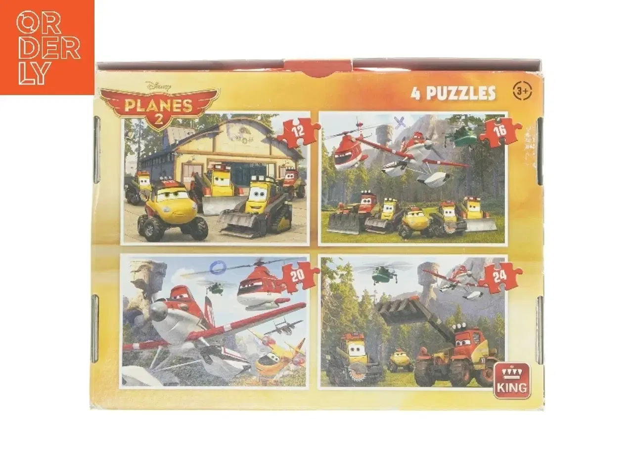 Billede 3 - Disney Planes 2 puslespil sæt fra Disney (str. 16, 12 20 og 24 brikker cm)