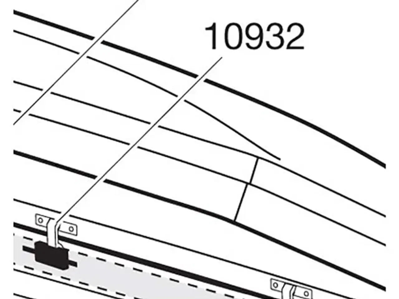 Billede 1 - Thule låsekrog f/boks