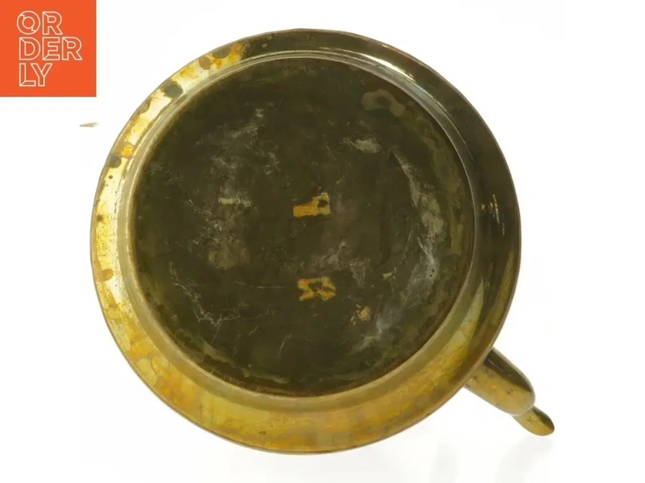 Billede 4 - Vintage tekande i messing (str. Ø 18x13 cm)