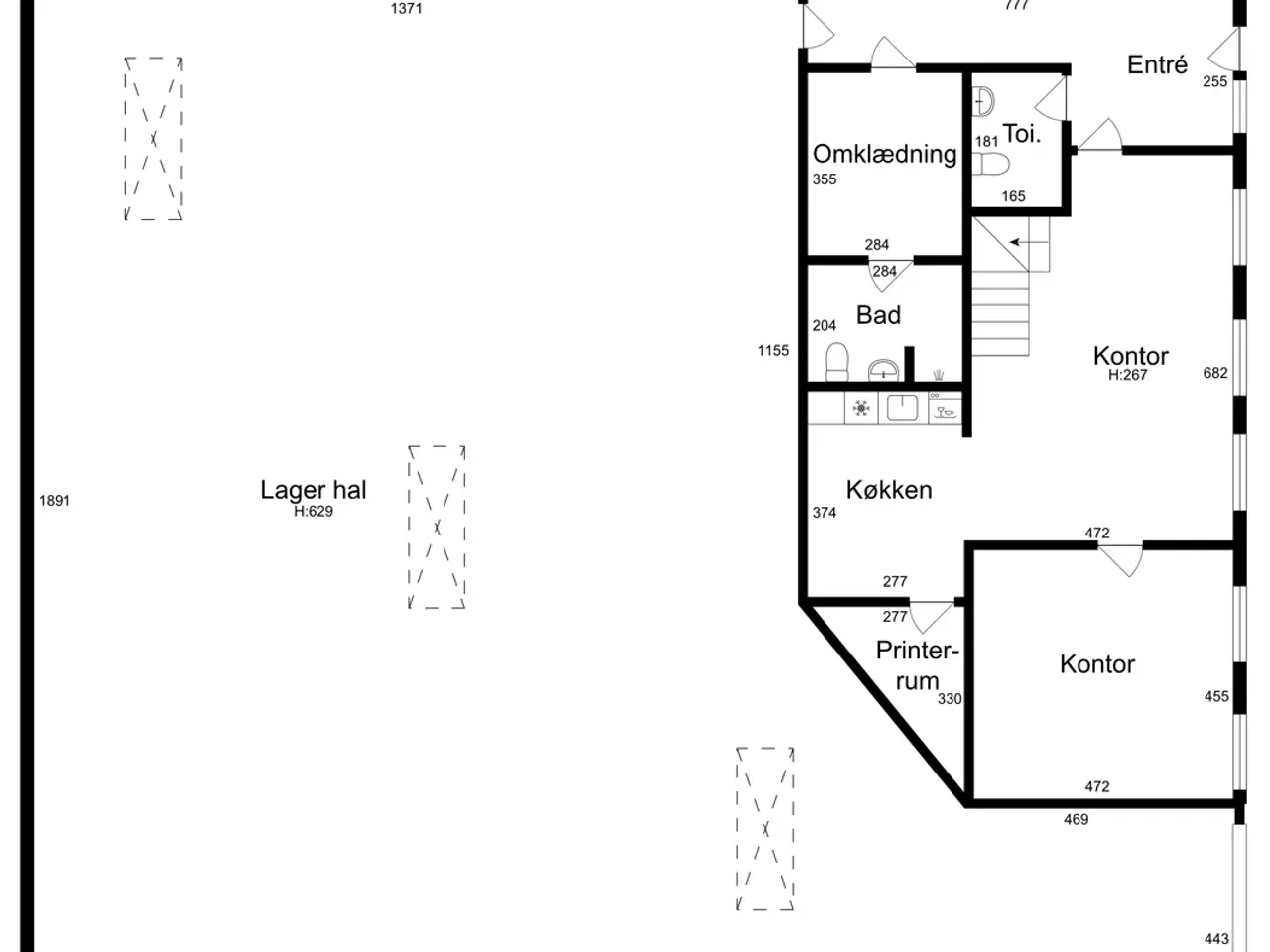 Billede 11 - Super regulær lager/produktion med flotte kontorer